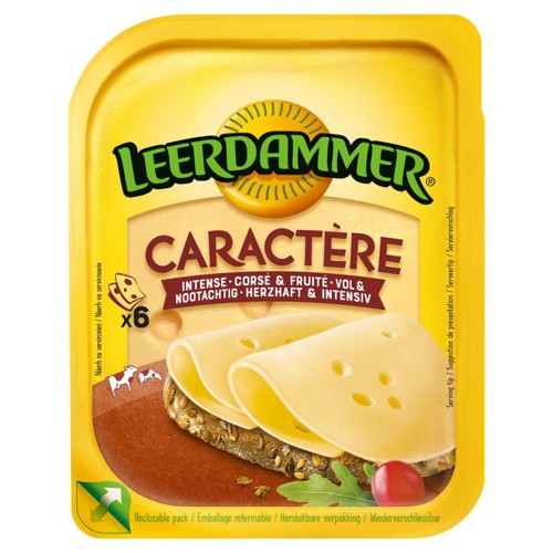 Leerdammer Caractère Fromage 6 Tranches 150 g