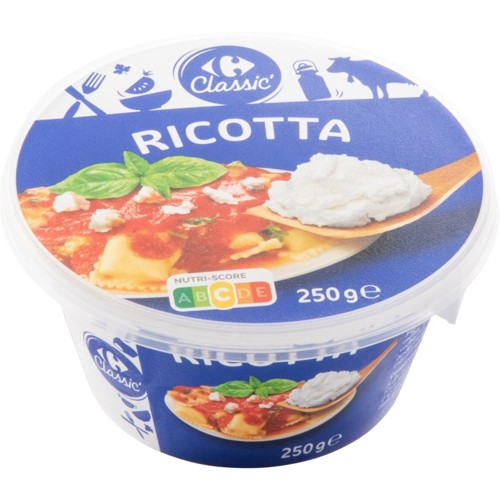 Carrefour Classic'' Ricotta Fromage 250 g