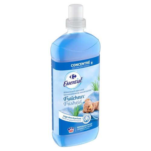 Carrefour Essential Adoucissant Concentré Fraîcheur 1.5 L 60 Lavages