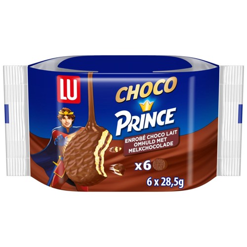 LU Prince Choco Prince Biscuits Chocolat 170g