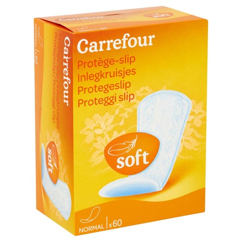 Carrefour Protège-slip Soft Normal 60 Pièces