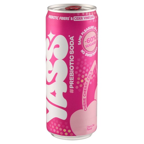 Yass Prebiotic Soda Cherry Cola Flavour 33 cl