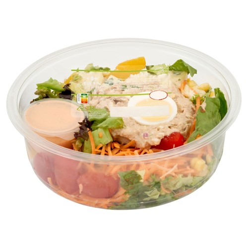 Carrefour Thon & Pêches, Pommes de Terre, Crudités et Sauce 375 g