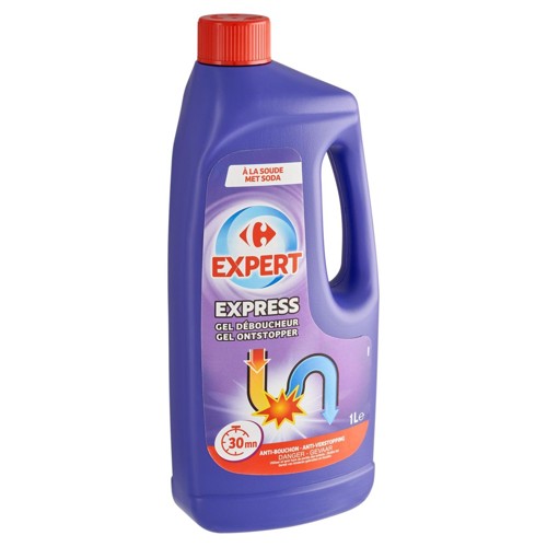 Carrefour Expert Express Gel Déboucheur à la Soude 1 L