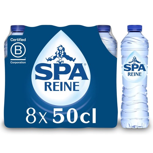 SPA REINE Eau Minérale Naturelle Non Pétillante 8x50 cl