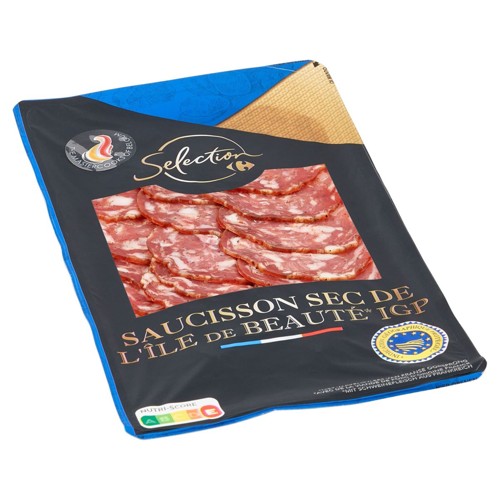 Carrefour Selection Saucisson Sec de l''Île de Beauté IGP 100 g