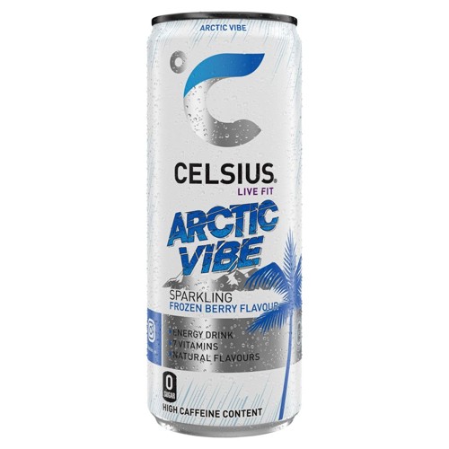 Celsius Live Fit Arctic Vibe Sparkling Frozen Berry Flavour 250 ml