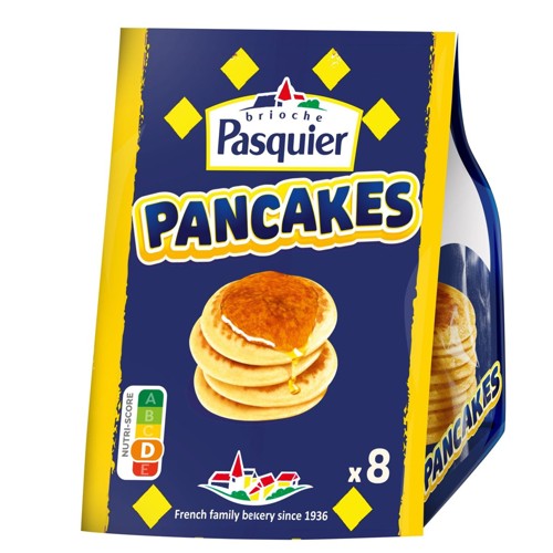 Brioche Pasquier Pancakes nature X8 280 g