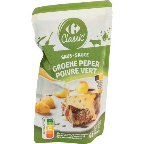Carrefour Classic'' Sauce Poivre Vert 220 ml