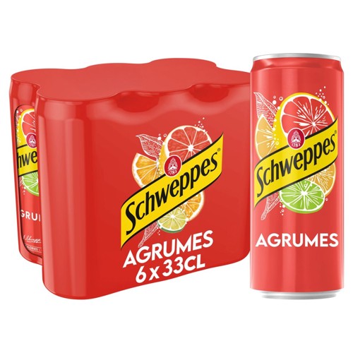Schweppes Agrumes 6x33CL