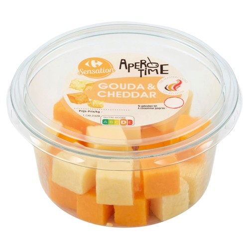 Carrefour Sensation Apero Time Gouda & Cheddar 130 g
