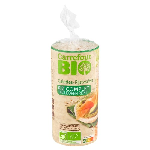Carrefour Bio Galettes Riz Complet 130 g