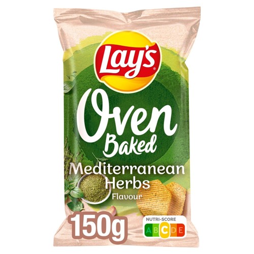 Lay''s Oven Baked Chips Mediterranean Herbs 150 gr