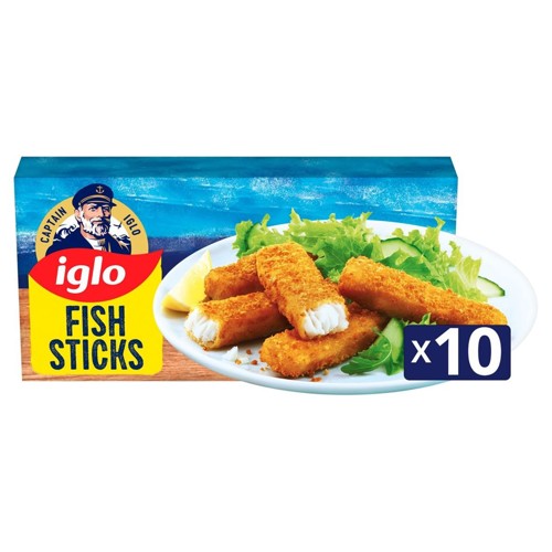 Captain Iglo Fish Sticks Omega 3 10 Pièces 300g