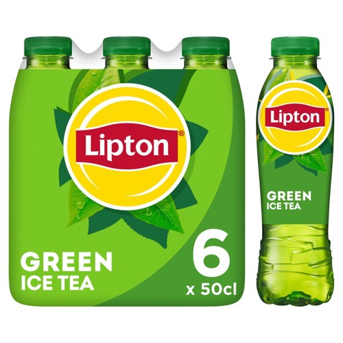 Lipton Boisson Rafraîchissante aux Extraits de Thé Vert 6 x 50 cl