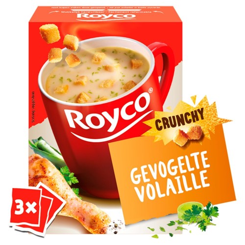 Royco Crunchy Volaille 3 x 20.5 g