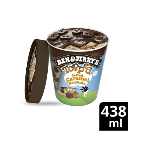 Ben & Jerry's Topped salted caramel brownie