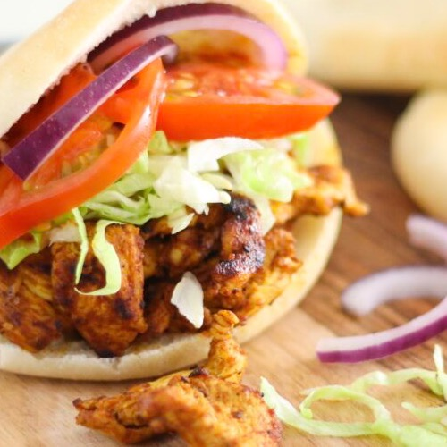 Broodje kip kebab groot