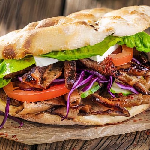 Broodje mix (kip en kebab) klein