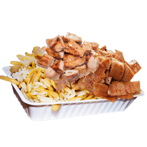 Kip friet / rijst