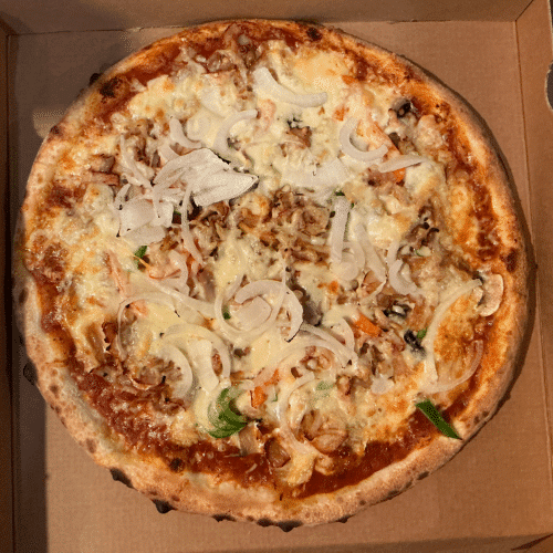 Pizza bbq kebab