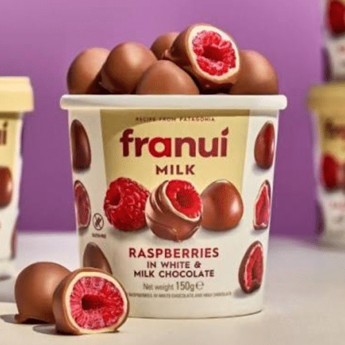 Franui milk raspberries