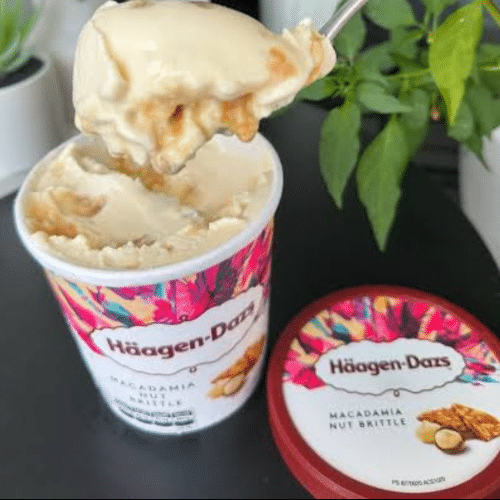Haagen dazs macadamia nut