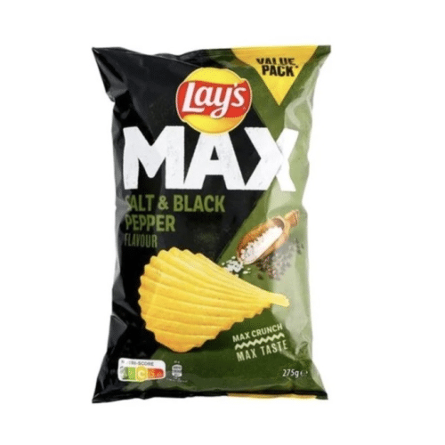 Lays black and sait pepper
