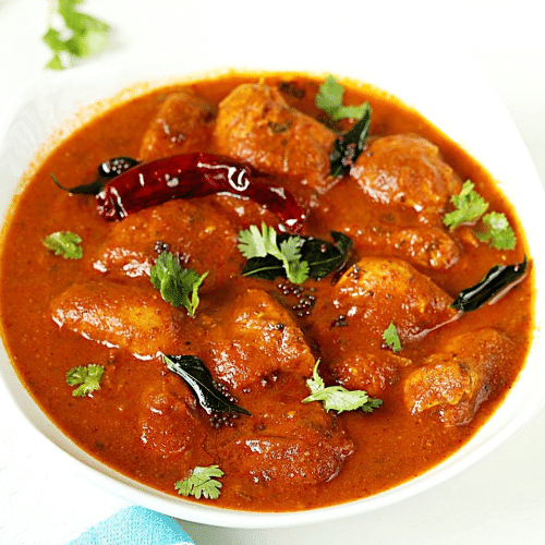 Chicken madras ( zeer pikant )