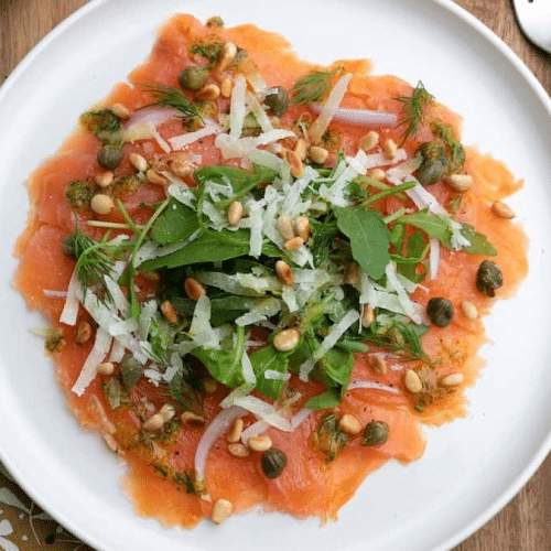 Carpaccio van zalm
