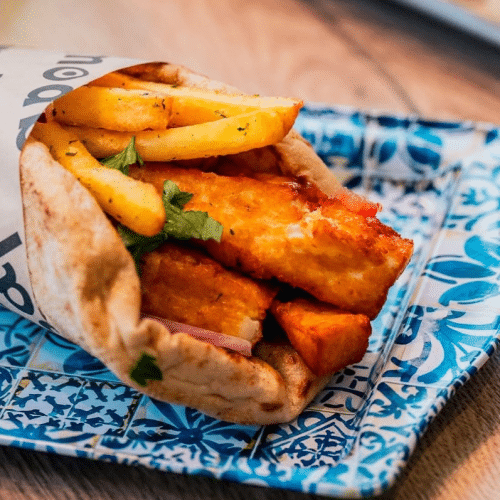 Pitta halloumi