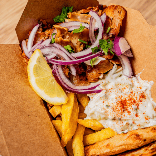Street box gyros poulet