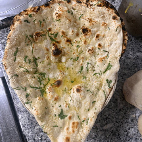 Garlic naan