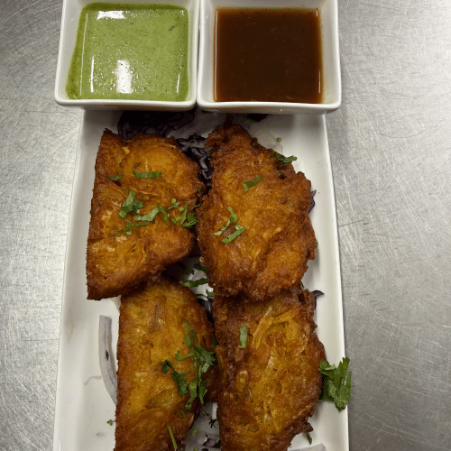 Onion pakoda (veggie)