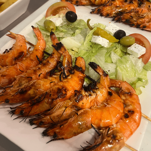 Gambas grillé