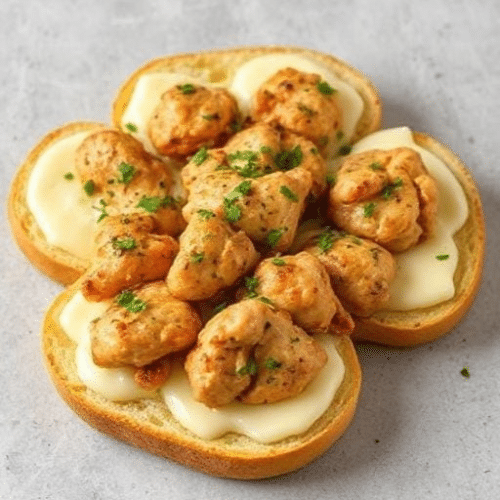 Lookbrood met kaas en kip (8 stuks)