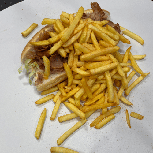 Menu mitraillette fricadelle