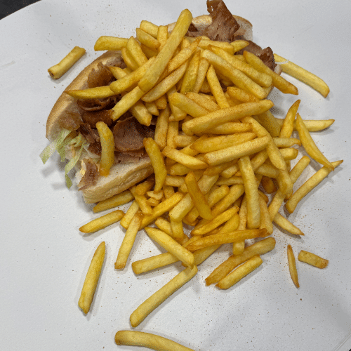 Menu mitraillette pitta agneau