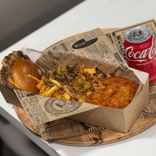 Promo box smashburger