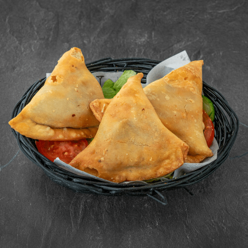Salade samosa à l'agneau