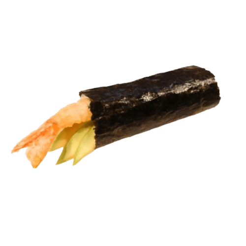 Handrolls crevette tempura