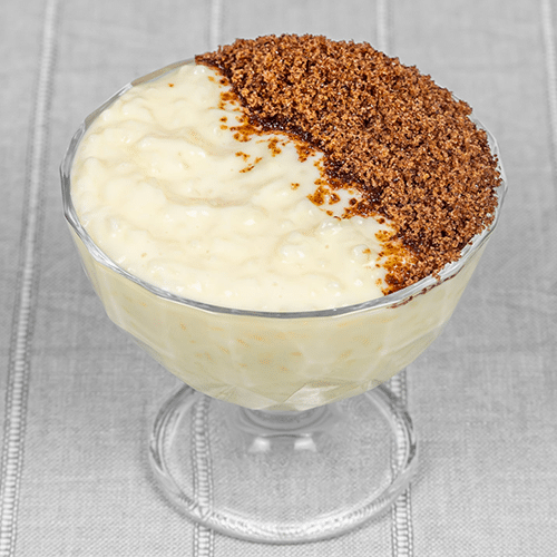 Rijstpap met bruine suiker