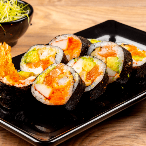 Crunch zeevrucht roll (8 stuks)