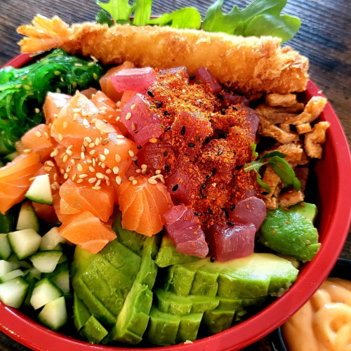Mixed special poke bowl