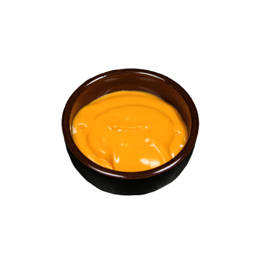 Warm cheddar sauce