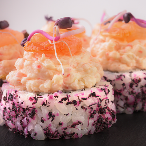 Futomaki shrimp and crab