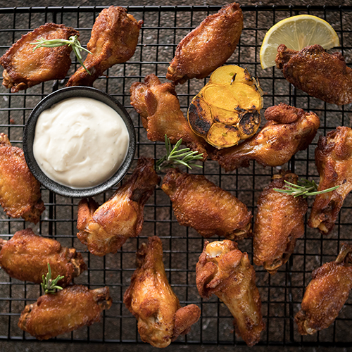 Fried chicken sings