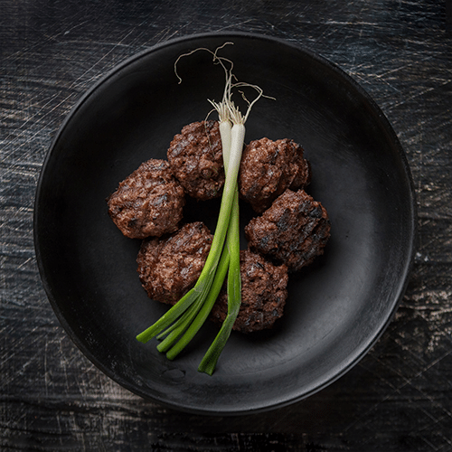 Veal meatball