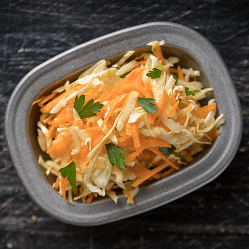 Cabbage with carrots