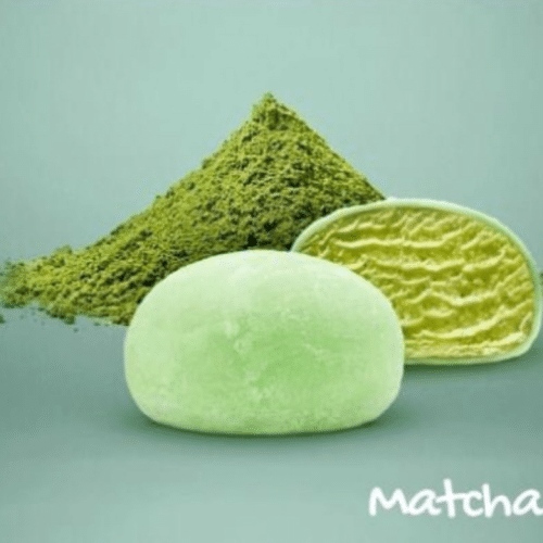 Glace mochi thé vert (2 pièces)